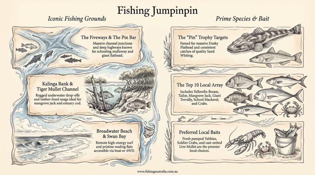 Jumpinpin, QLD Tactical Radar Map