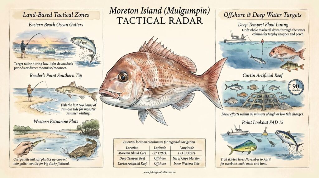 Moreton Island, QLD Tactical Radar Map